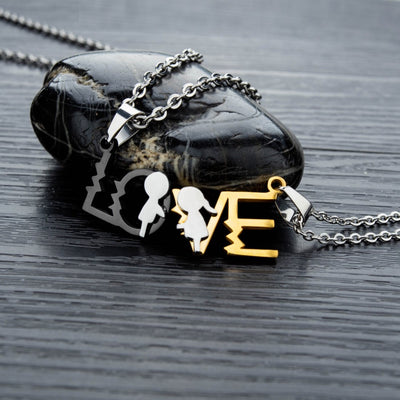 Mother's Day Gift Matching Love Couple Necklaces