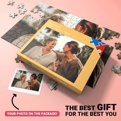 Custom Photo Jigsaw Puzzle I Love You Mom Best Indoor Gifts 35-1000 pieces