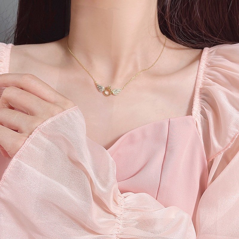 Christmas Gift-Angel Wing Necklace