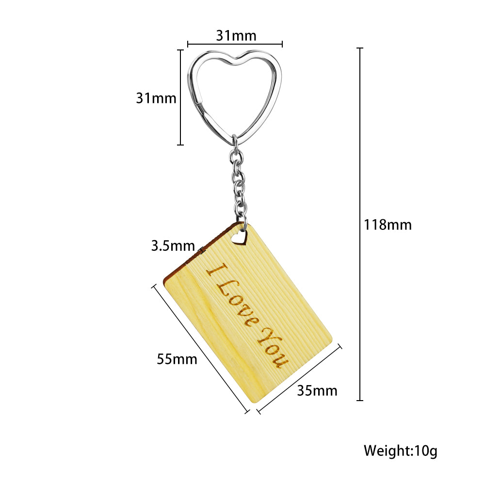 Mother's day Gift Personalized Date Calendar Keychain