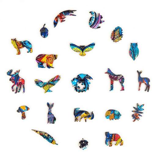 Wooden Jigsaw Puzzle Charming Owl