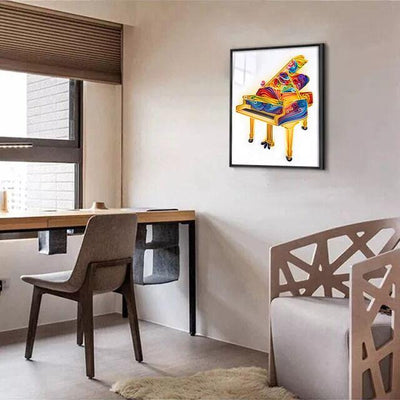 Paper Filigree painting Kit- Piano