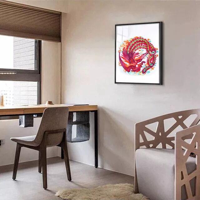 Paper Filigree painting Kit - Phoenix