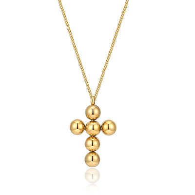 Mother's Day Gift Gold Mini Cross Necklace