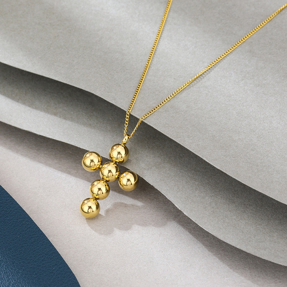 Mother's Day Gift Gold Mini Cross Necklace