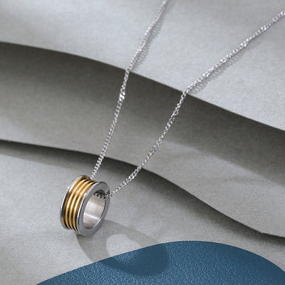Mother's Day Gift Small Round Pendant Necklace