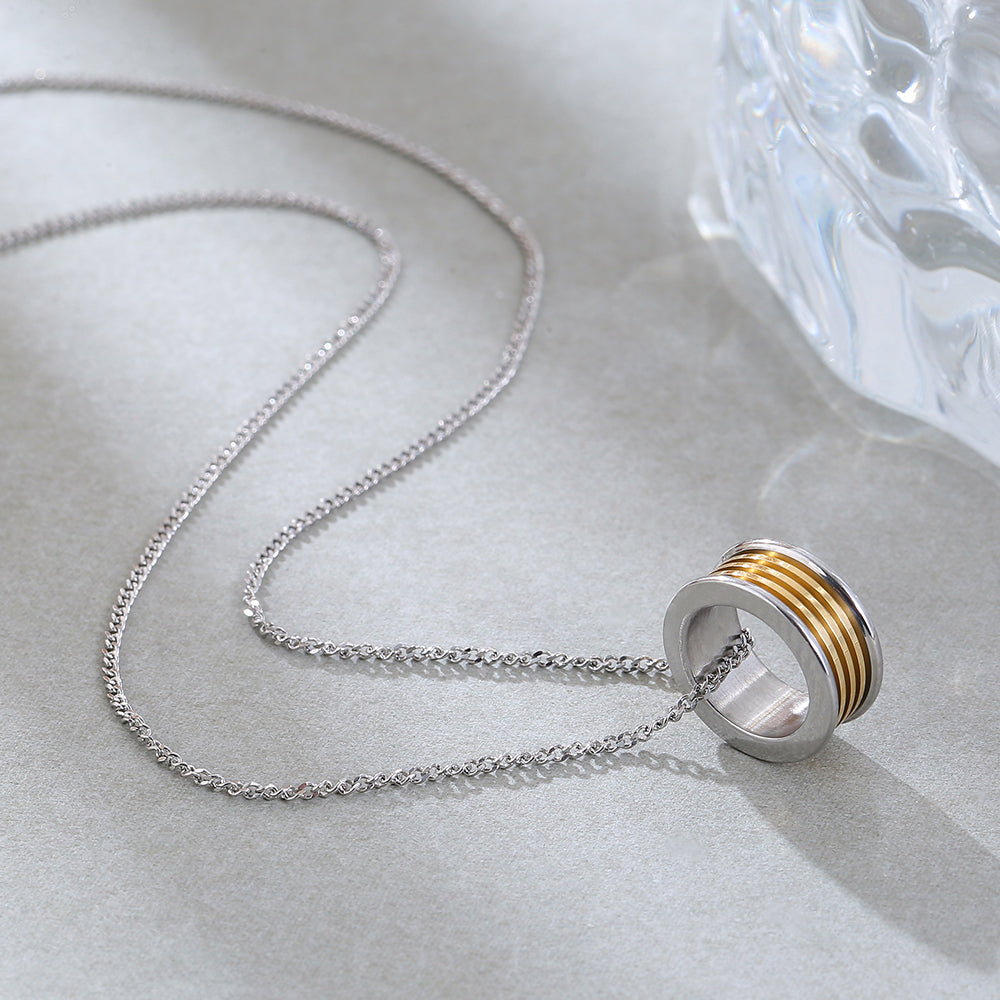 Mother's Day Gift Small Round Pendant Necklace