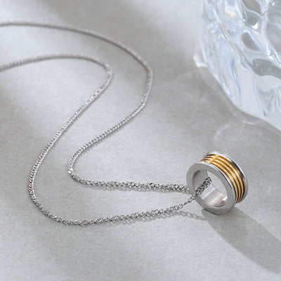 Mother's Day Gift Small Round Pendant Necklace