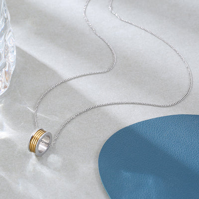 Mother's Day Gift Small Round Pendant Necklace