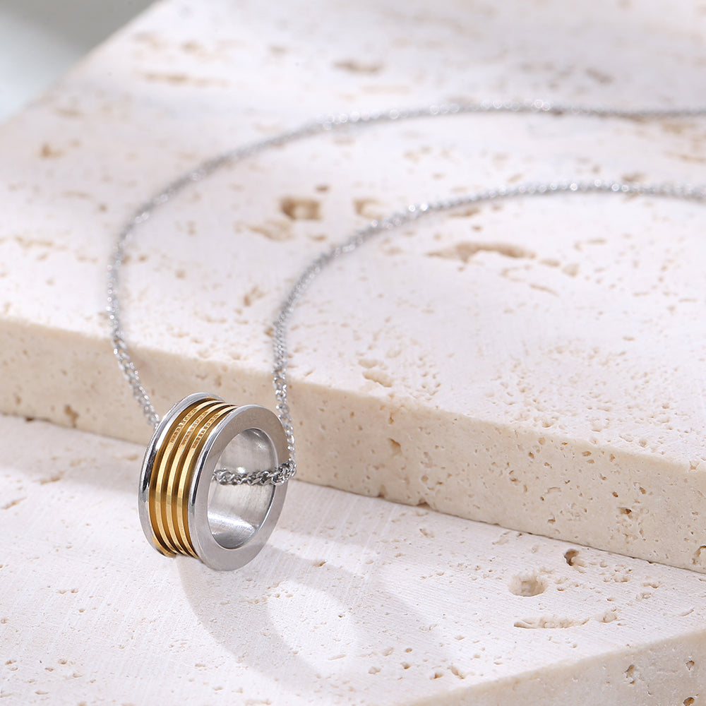 Mother's Day Gift Small Round Pendant Necklace