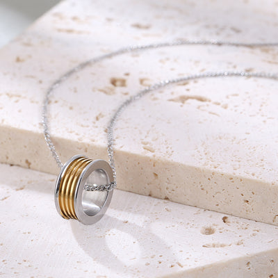 Mother's Day Gift Small Round Pendant Necklace