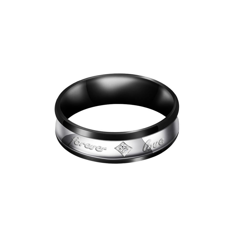 Mother's Day Gift Melody Forever Love Couple Diamond Ring