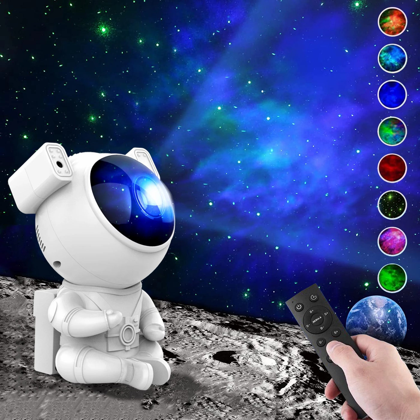 Christmas Gift Astronaut Galaxy Star Projector