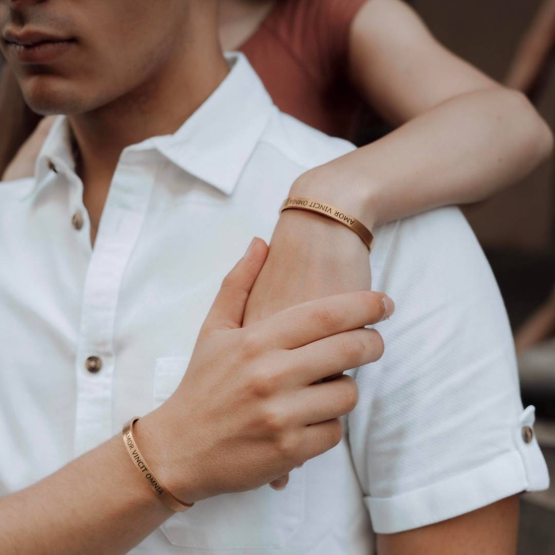 Christmas Gift-Bracciale Personalizzato Rigido