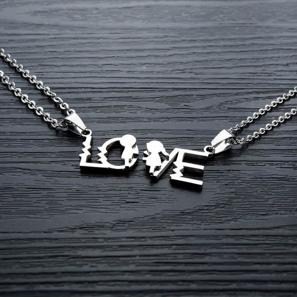 Mother's Day Gift Matching Love Couple Necklaces