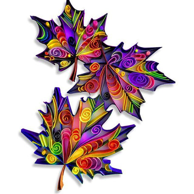 Paper Filigree painting Kit- Maple Leaf