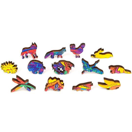 Wooden Jigsaw Puzzle Alluring Fox