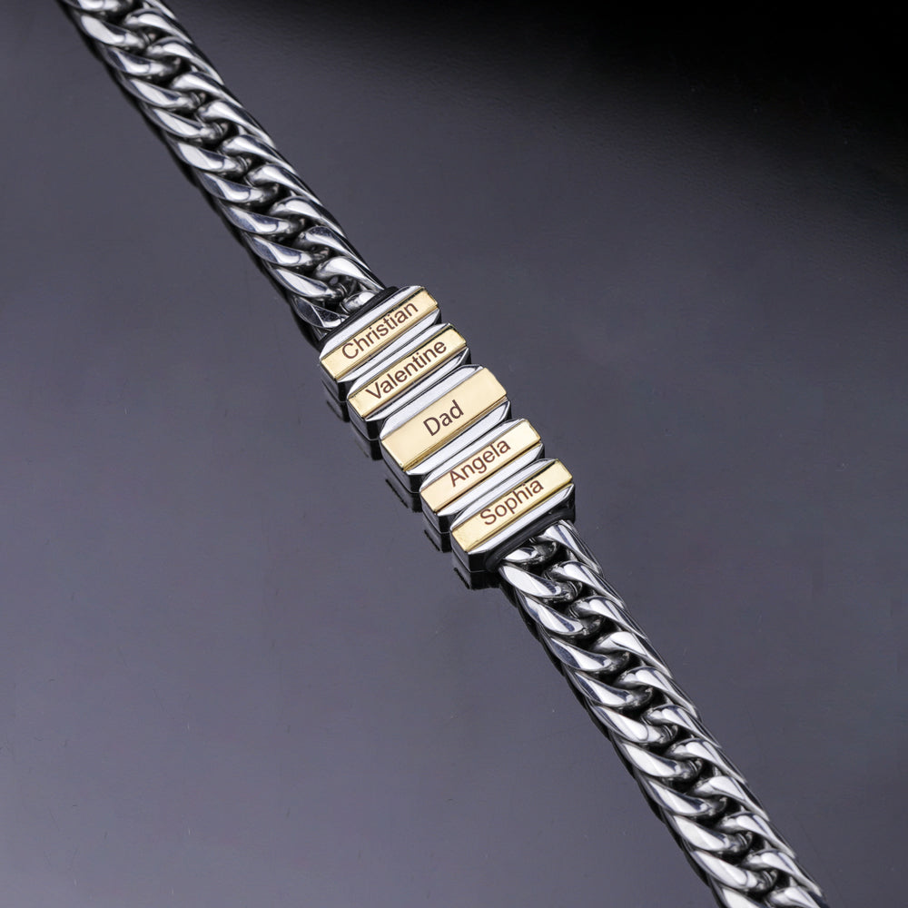 Family Men's Bracelet With Beads