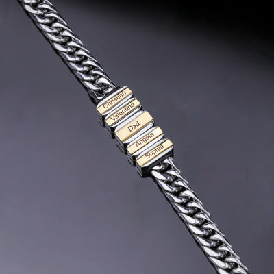 Family Men's Bracelet With Beads