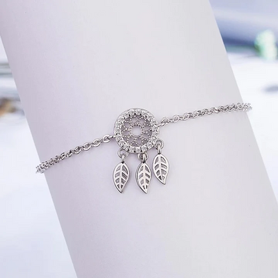 Dreamcatcher 14k Solid Gold Earrings + Necklace
