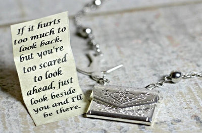 Christmas Gift-👩‍❤️‍💋‍👩✉Friendship Letter Locket Necklace🎁