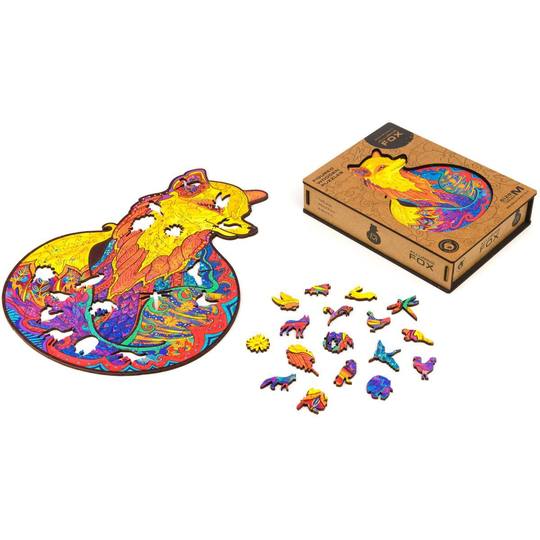 Wooden Jigsaw Puzzle Alluring Fox