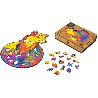 Wooden Jigsaw Puzzle Alluring Fox