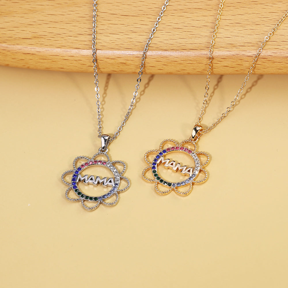 Mother's Day Gift sunflower necklace