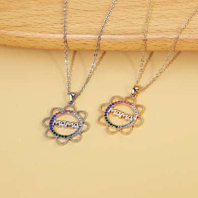 Mother's Day Gift sunflower necklace