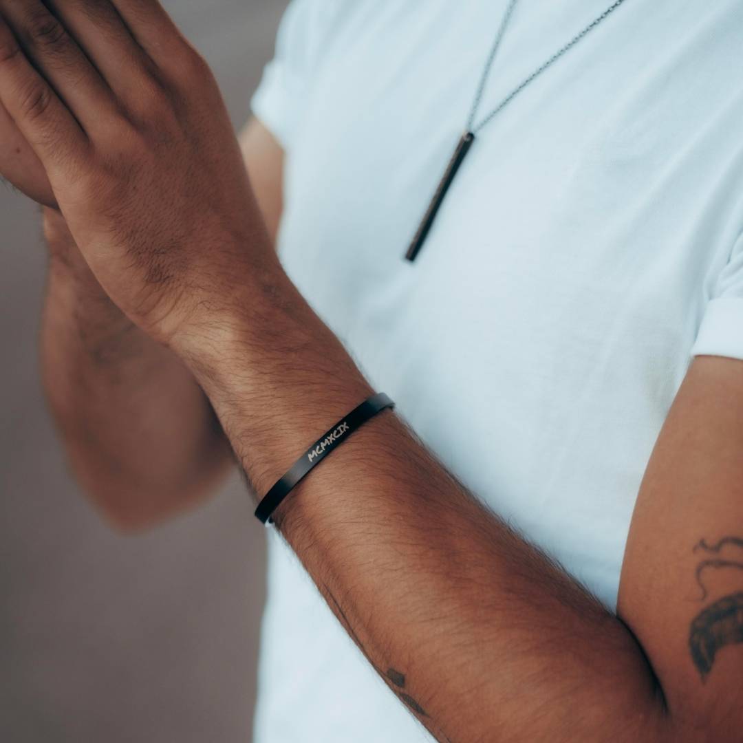 Christmas Gift-Bracciale Personalizzato Rigido