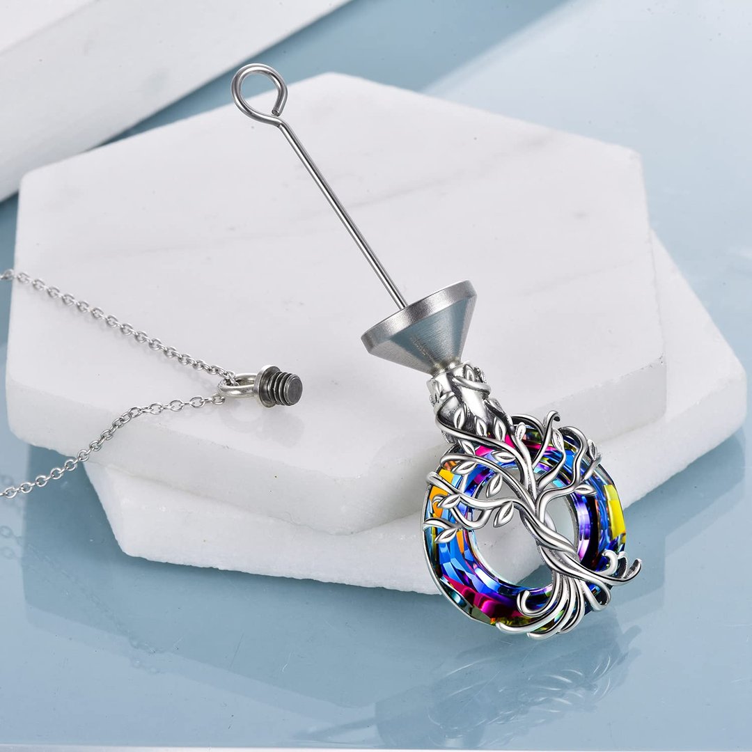 Christmas Gift- S925 Mother is the Family Root Tree Necklace