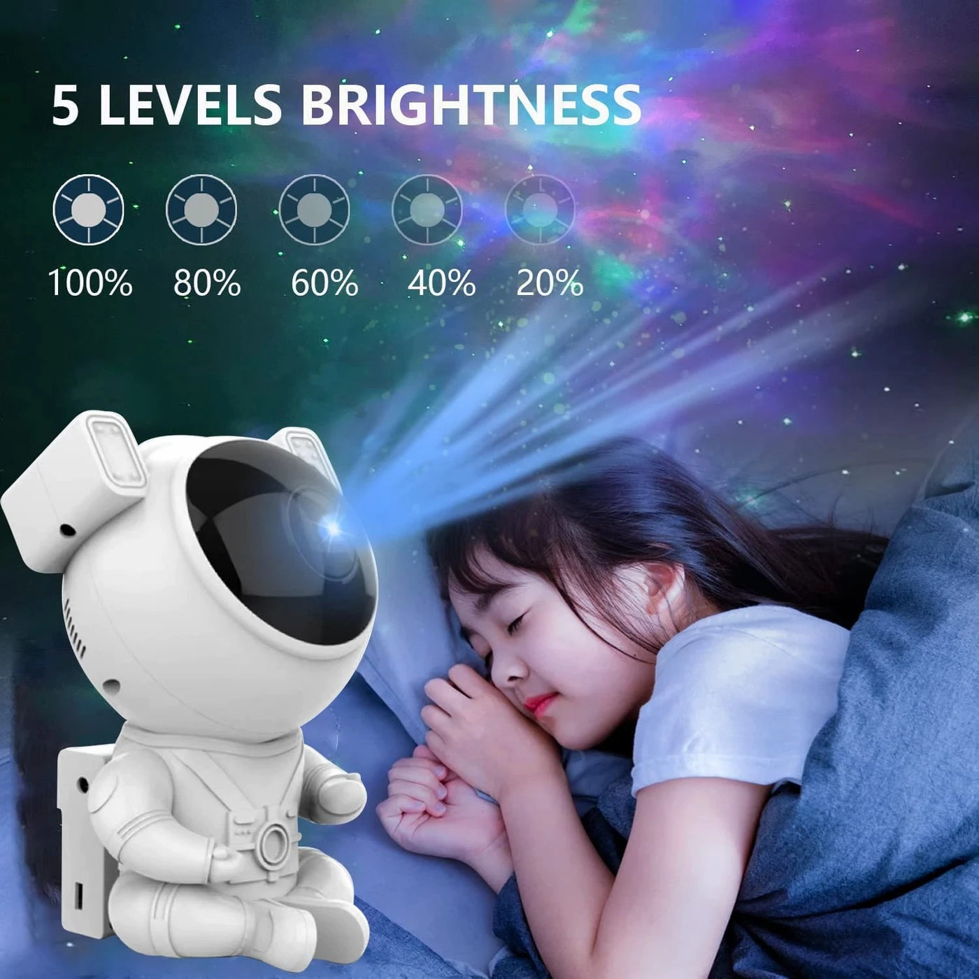 Christmas Gift Astronaut Galaxy Star Projector