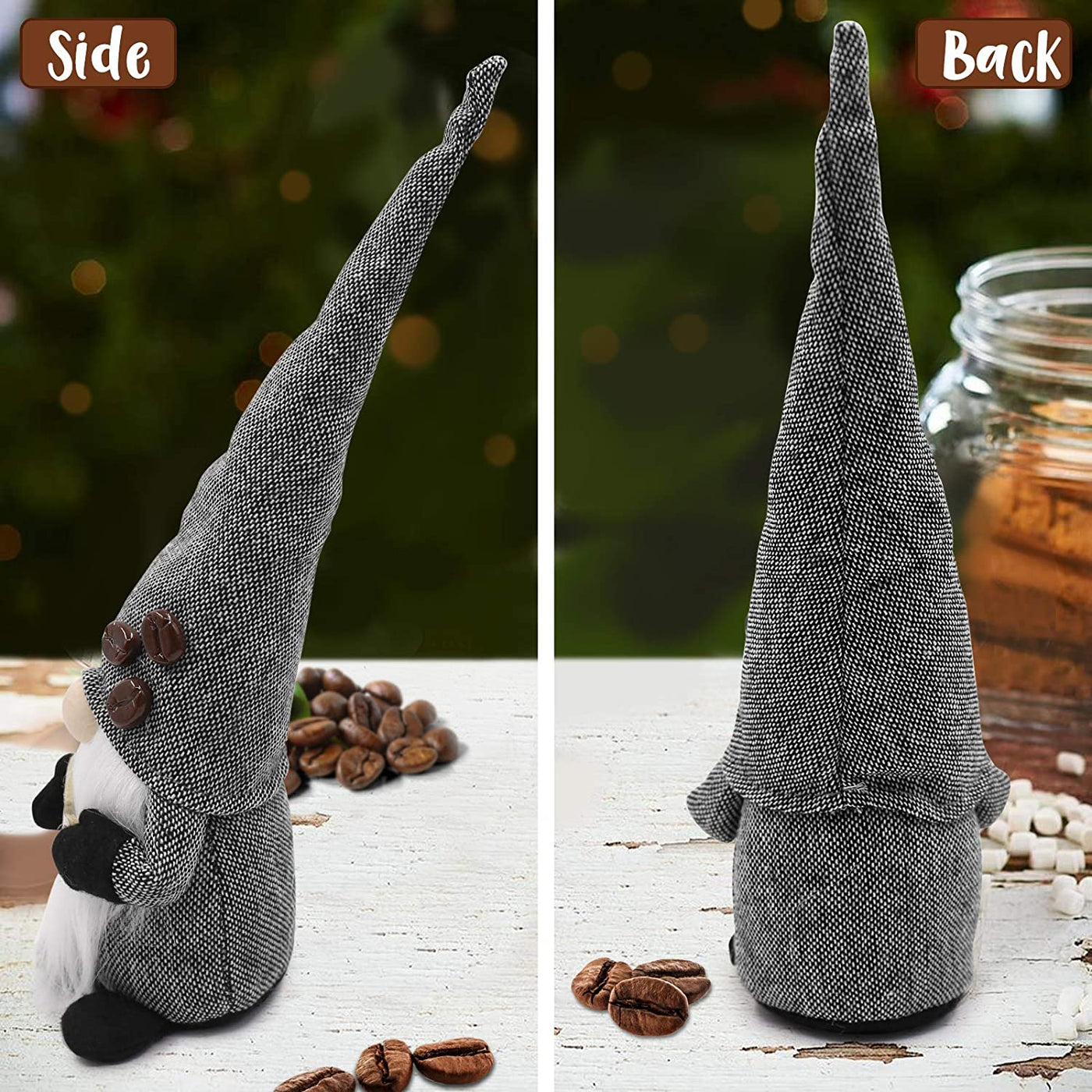 Valentine's Day Gift-Lovely Plush Coffee Gnome Doll For Novelty Gift And Decoration