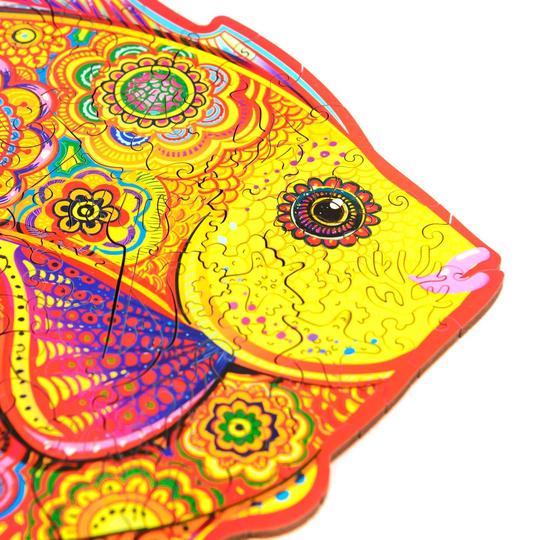 Wooden Jigsaw Puzzle Shining Fish