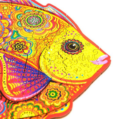 Wooden Jigsaw Puzzle Shining Fish