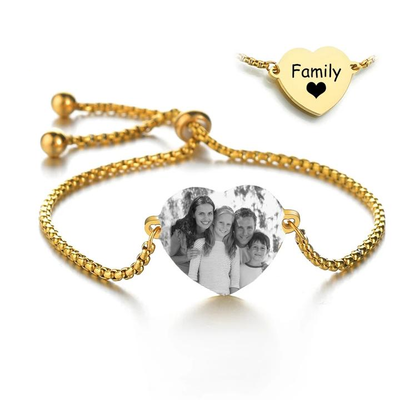 Christmas Gift-Adjustable Customized Photo Bracelet