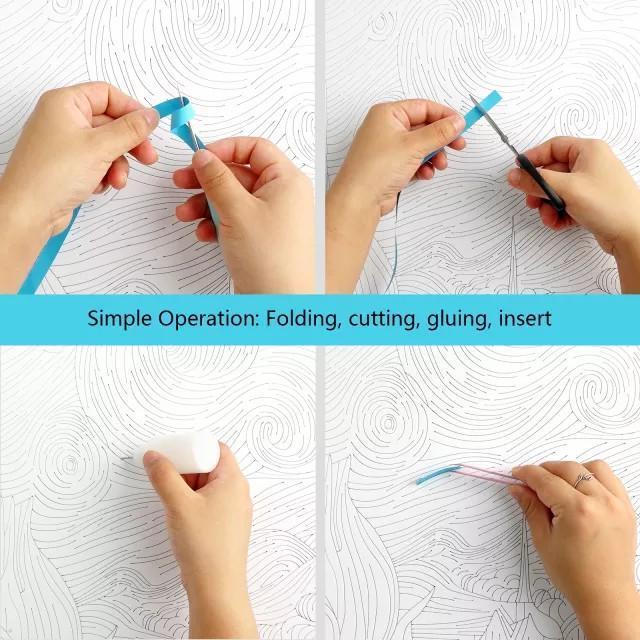 Paper Filigree painting Kit - Starry Sky