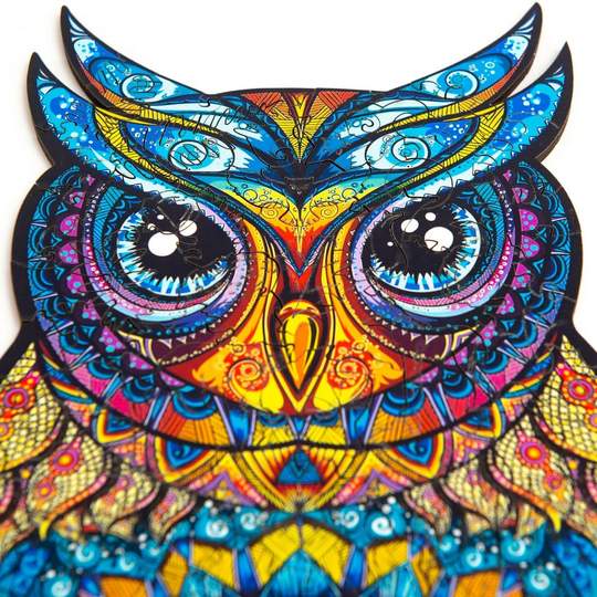 Wooden Jigsaw Puzzle Charming Owl