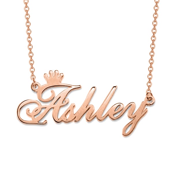 Mother's Day Gift Personalized Name Crown Necklace