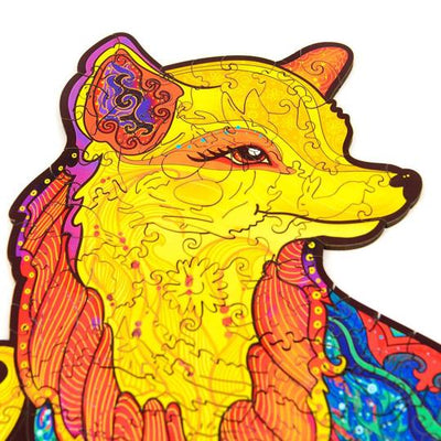 Wooden Jigsaw Puzzle Alluring Fox