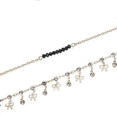 Mother's Day Gift Boho Bow Knot Charm Anklet Summer Beach Anklet Bracelet for Women Girls
