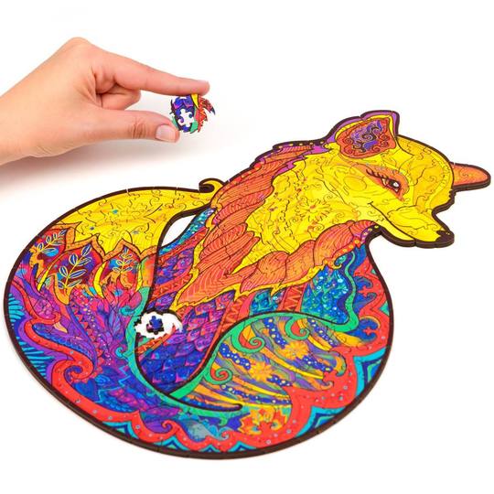 Wooden Jigsaw Puzzle Alluring Fox
