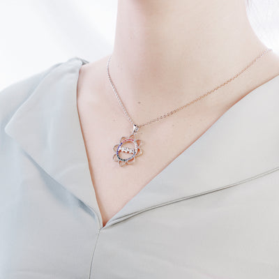 Mother's Day Gift sunflower necklace