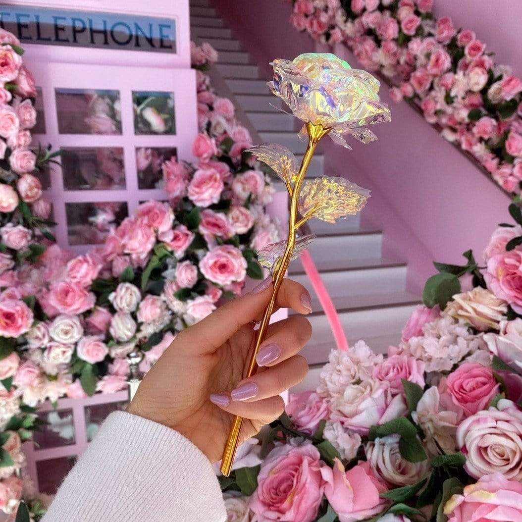 Valentine's Day Gift Golden Galaxy Rose
