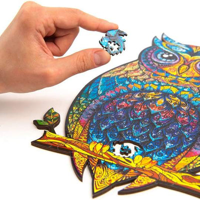 Wooden Jigsaw Puzzle Charming Owl