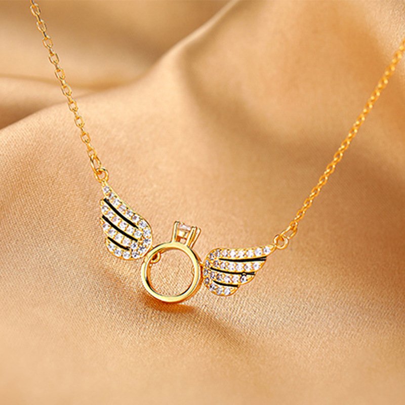 Christmas Gift-Angel Wing Necklace