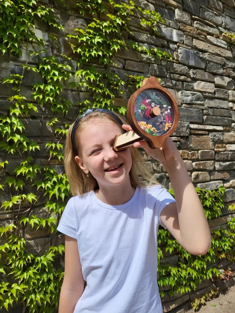 🔥Christmas Gift Natural Wood Kaleidoscope
