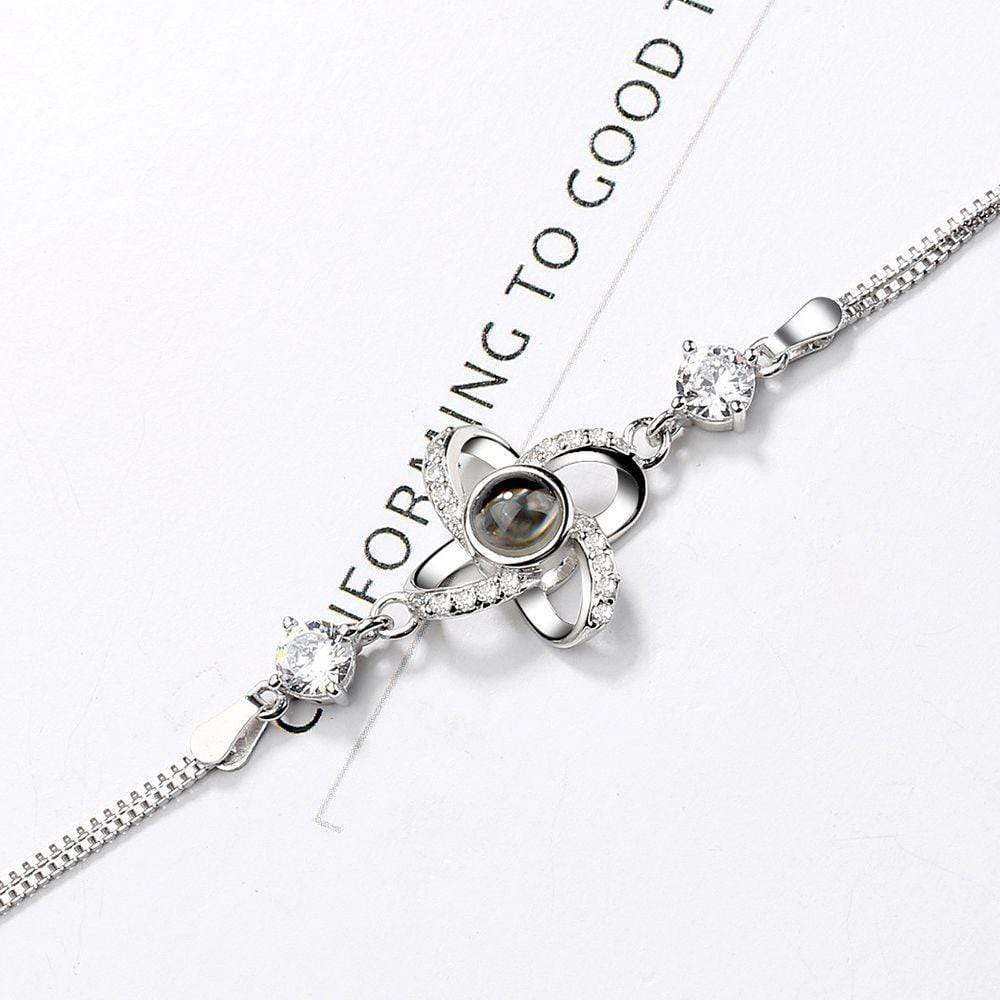 Mother's Day Gift Best Friends Forever-Personalized Photo Projection Bracelet For Girl