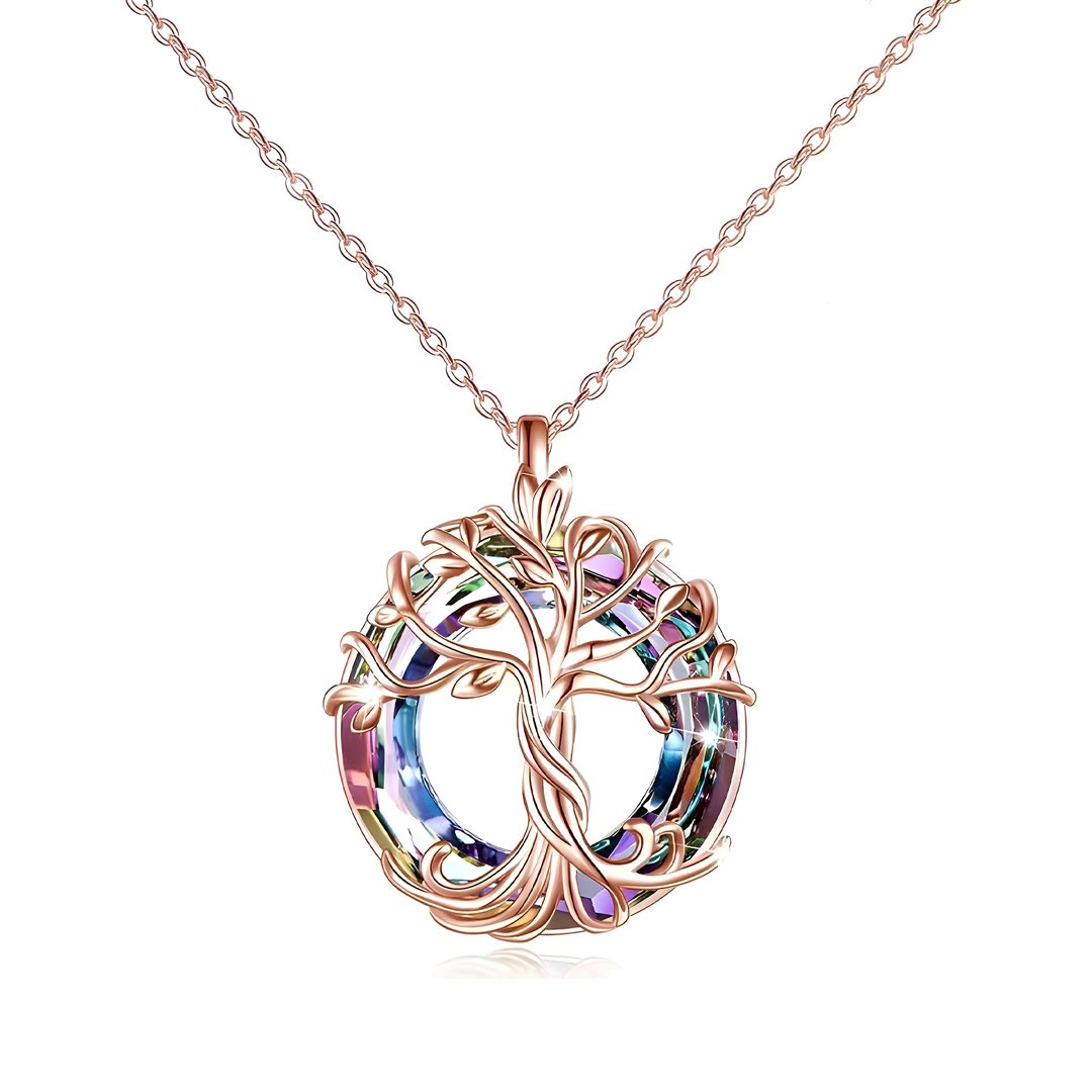 Christmas Gift- S925 Mother is the Family Root Tree Necklace