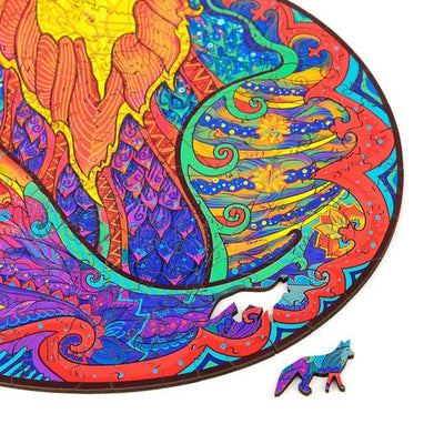 Wooden Jigsaw Puzzle Alluring Fox